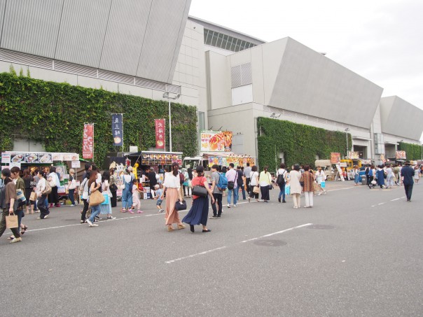 Food stalls outside