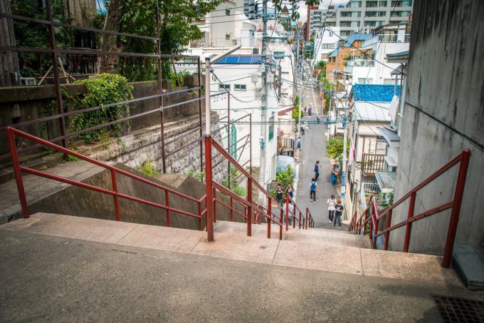 Steps in front of Suga Shrine