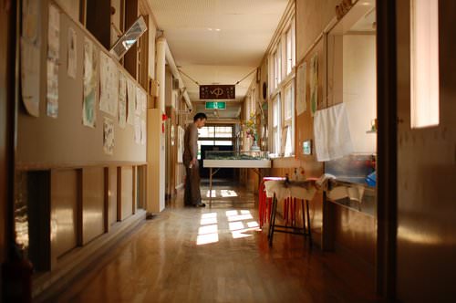 Hallway of Hinohara Nature Lodge