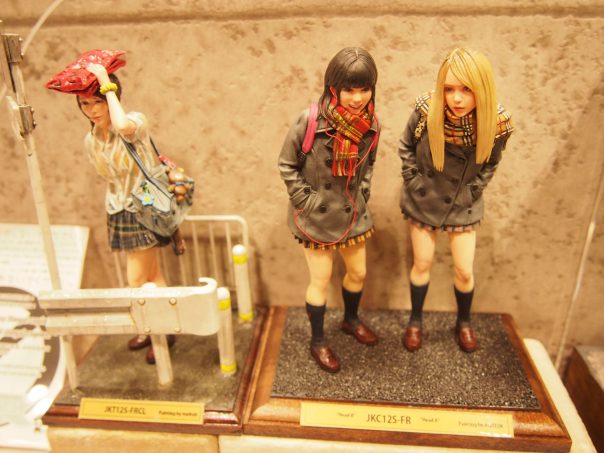 Figures of high school girl