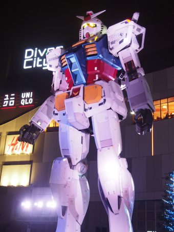 Life-size Gundam in Tokyo