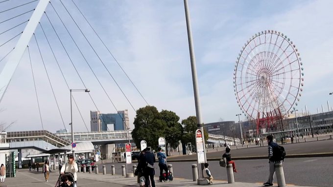 Ferris Wheel in front of Tokyo Teleport Station