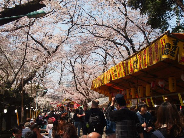 Fodd Stalls in Ueno Park