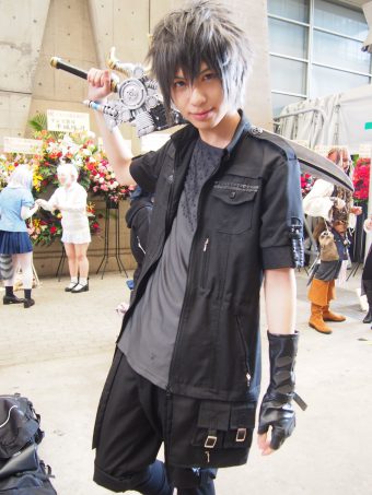 Cosplayer of Noctis from Final Fantasy