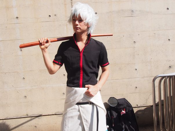 Cosplayer of Gintoki Sakata from Gintama