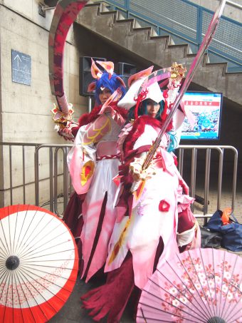 Cosplayer of Tamami Fox from Monster Hunter