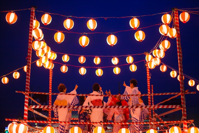 Bon Odori Dancing