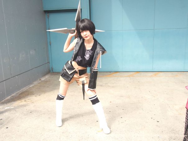 Cosplayer of Yuffie from Final Fantasy