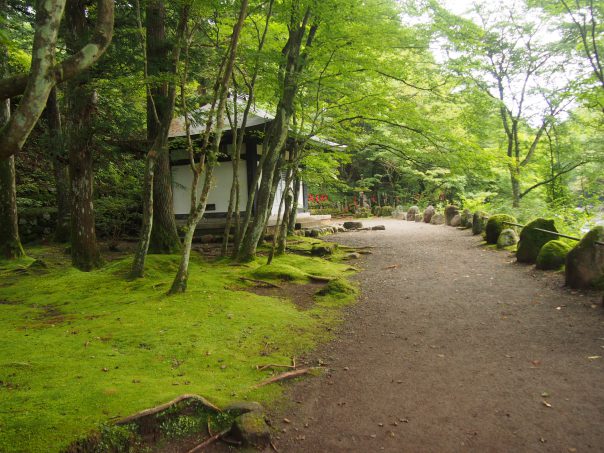 Line of Jizo ahead