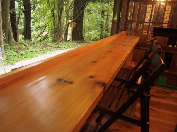 Table Counter of Hongu Cafe