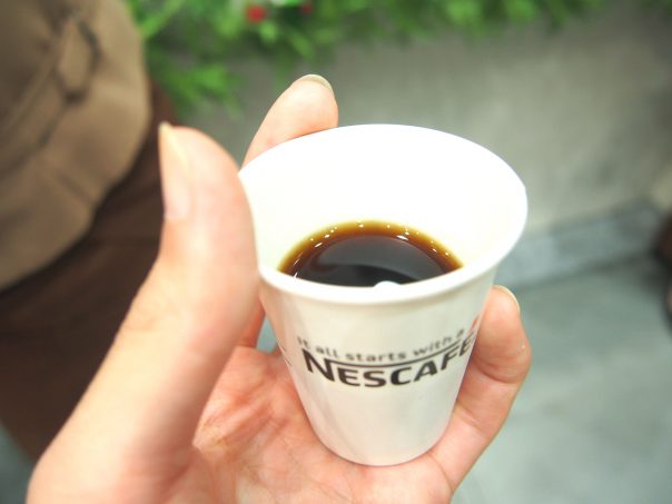 Sample of Organic Coffee of NESCAFE