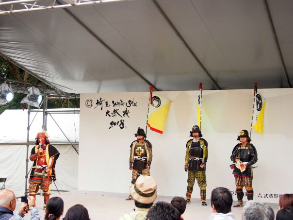 Talk by Kawagoe clan Matchlock Gun Corps Preservation Society