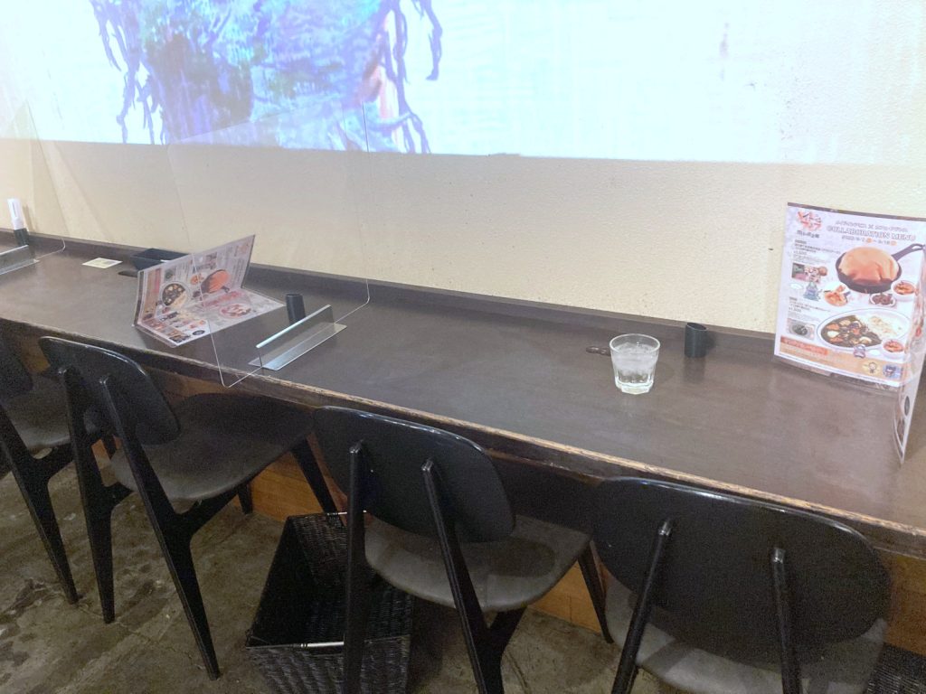 Counter Seats of Made in Abyss Collab. Cafe