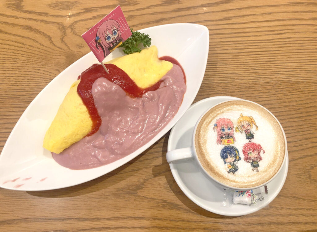 Hitori’s Fuwafuwa Purepure Miracle Kyun Omelet Rice of Bocchi the Rock! × TOWER RECORDS CAFE Omotesando