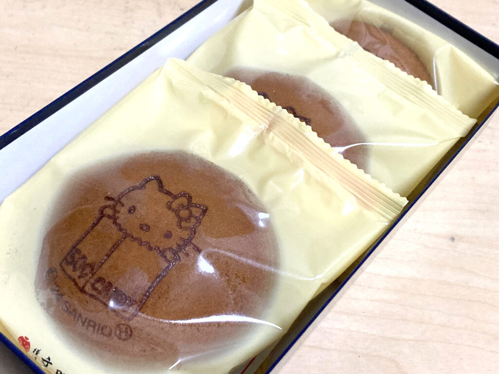 Dorayaki of Hello Kitty x Yokohama Bunmeido