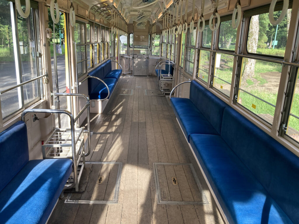 Inside of City Train Model 7500