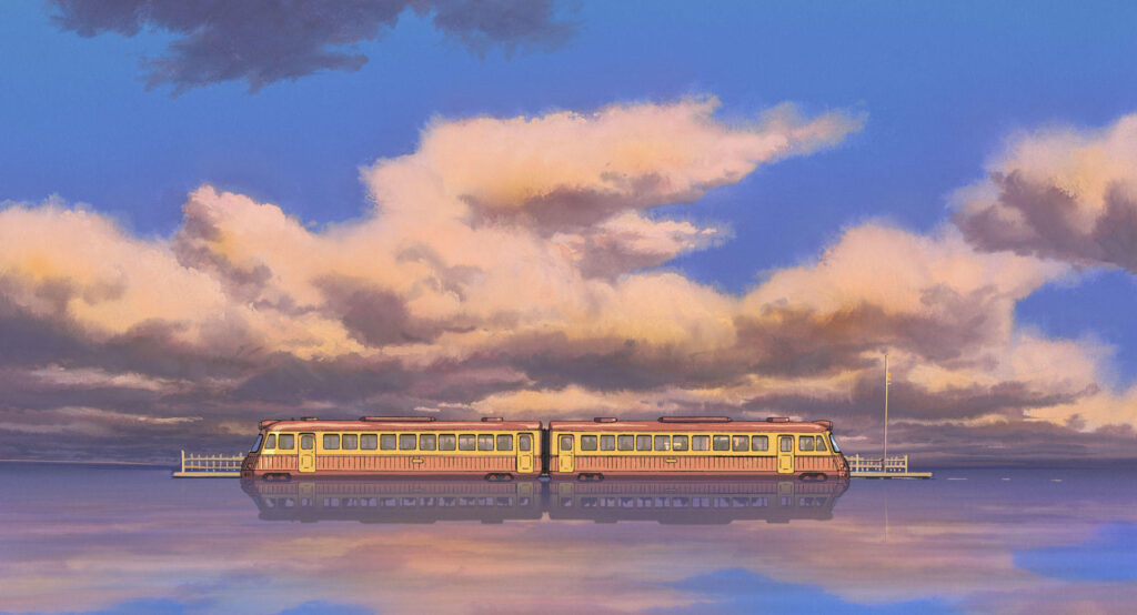 The Sea Railway Train Chihiro rode with No-Face